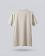 Printed DIBON men’s T-shirt beige minimalist luxury