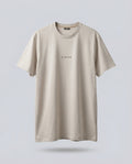 Printed DIBON men’s T-shirt beige minimalist luxury
