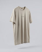 Printed DIBON men’s T-shirt beige minimalist luxury