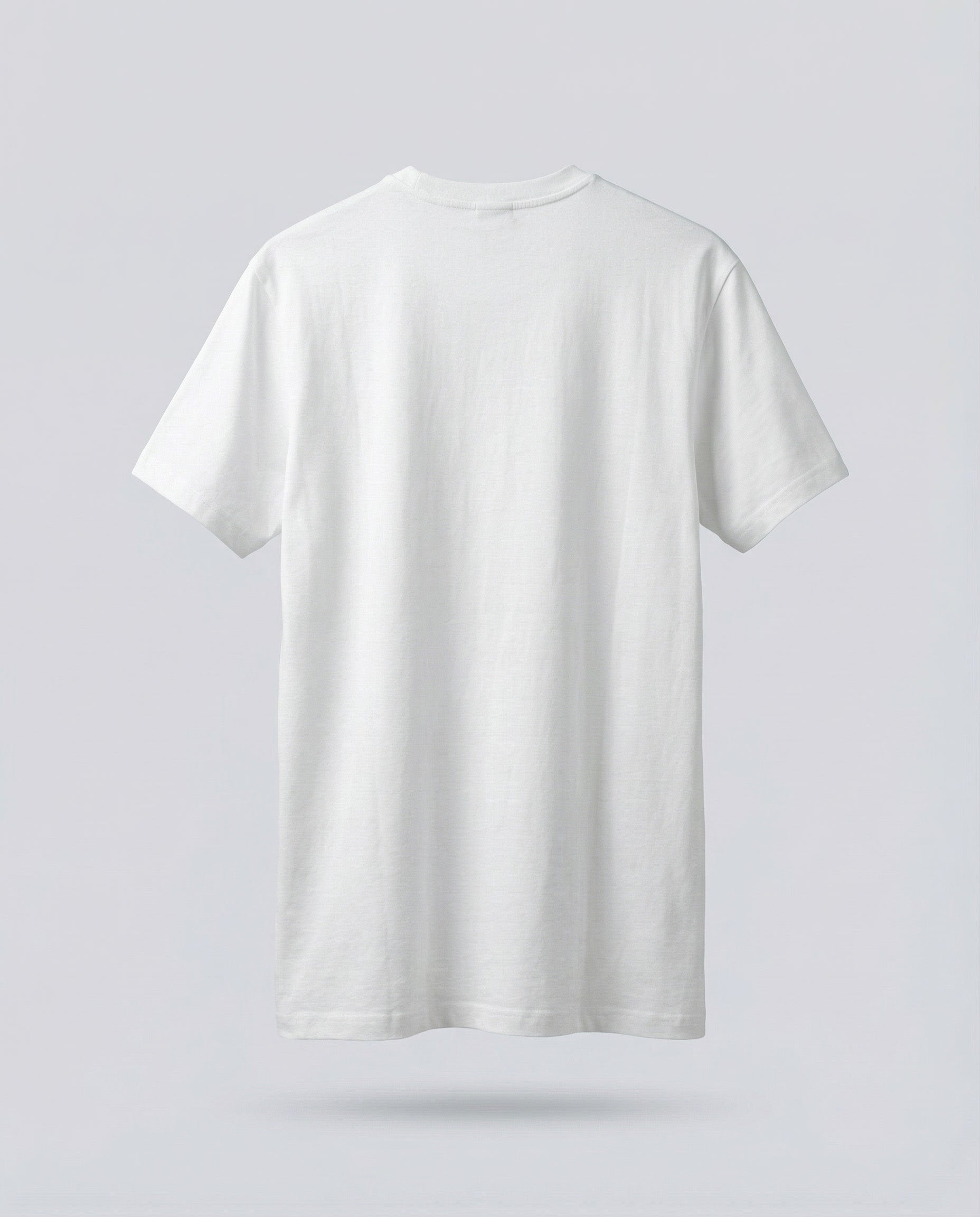 Printed DIBON men’s T-shirt white minimalist luxury