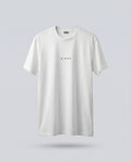 Printed DIBON men’s T-shirt white minimalist luxury