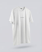 Printed DIBON men’s T-shirt white minimalist luxury